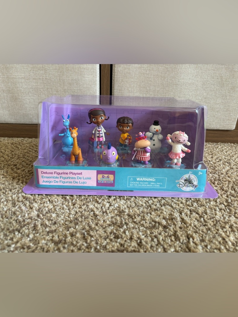 Disney Doc McStuffins Deluxe Figurine Set - Purple, Blue, Pink